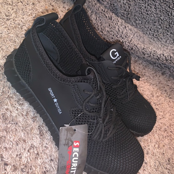 BRAND NEW W TAGS Men's Black Guyisa Sneakers - Picture 4 of 7